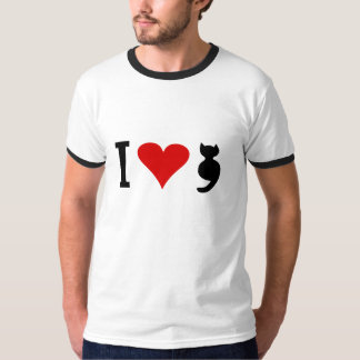 Jag älskar katten tee shirt