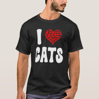 Jag älskar katter Jag älskar katter För katt Groov T Shirt