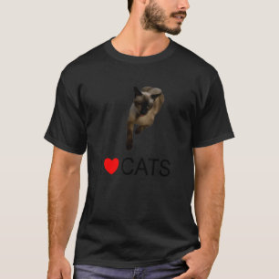 Jag älskar katter jag älskar katter för kattmamma' t shirt