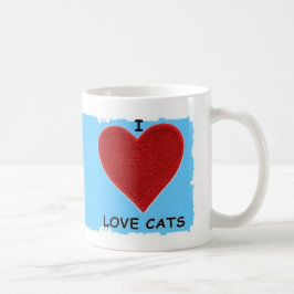 JAG ÄLSKAR KATTER KAFFEMUGG