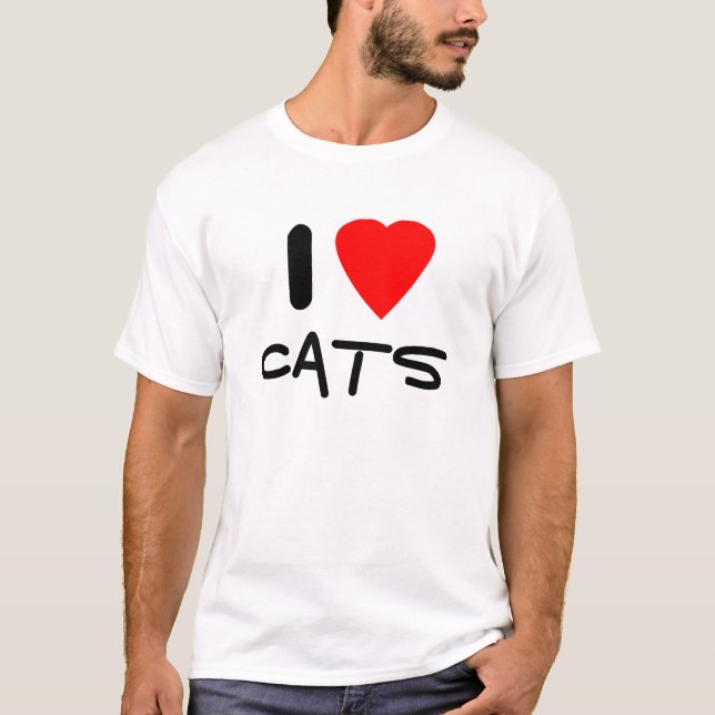 Jag älskar katter tee (Framsida)