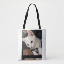 Jag älskar katter Totebag. Jag hatar människor Kat