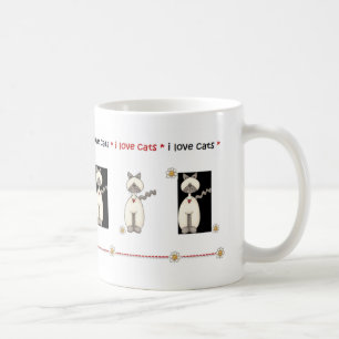 Jag älskar kattmuggen kaffemugg