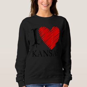 Jag älskar Kc Kansas City-fans T Shirt