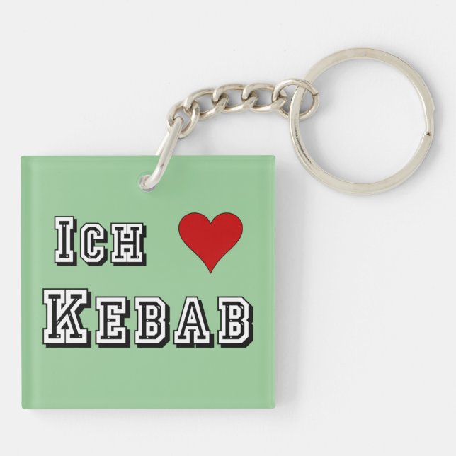 Jag älskar kebab tyska German (Baksidan)