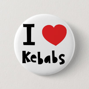Jag älskar Kebabs Knapp