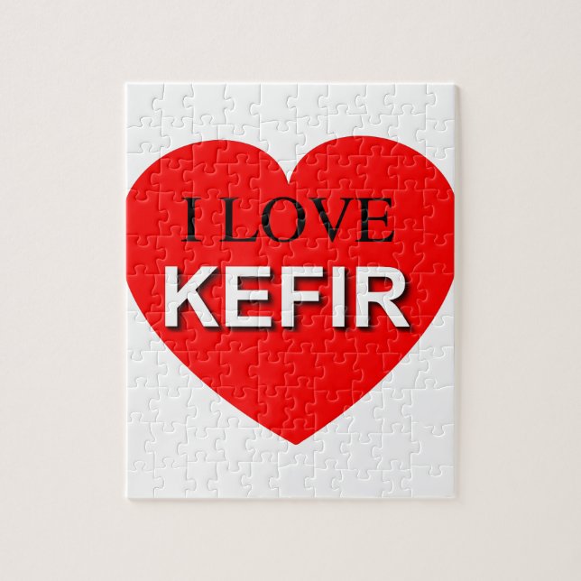 Jag älskar kefir pussel (Vertikal)