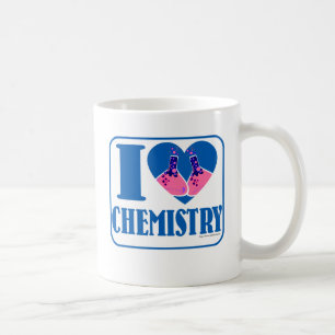 Jag älskar kemi kaffemugg