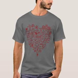 Jag älskar kemikemistgåvan tee shirt