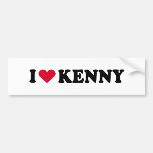 JAG ÄLSKAR KENNY BILDEKAL