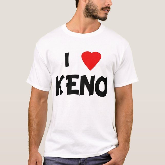 Jag älskar Keno T-shirt (Framsida)