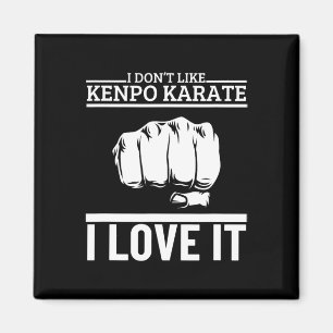 Jag älskar Kenpo Karate Roligt Stolt Amerikansk Ke Magnet
