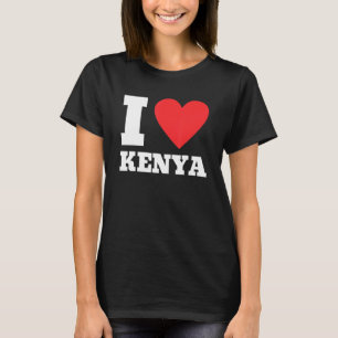 Jag älskar Kenya Jag älskar Kenya Familjeresor Ken T Shirt
