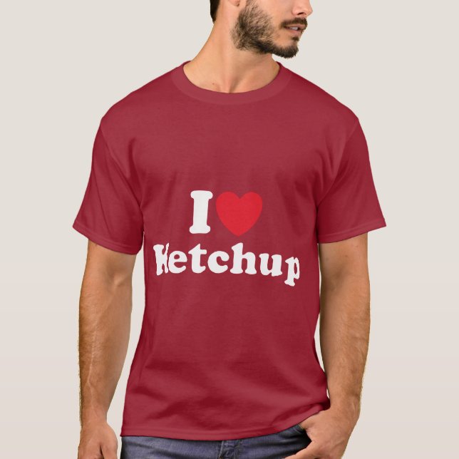 Jag älskar Ketchup Tröja (Framsida)