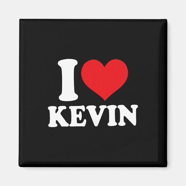 Jag älskar Kevin Heart namn  Magnet (Framsidan)