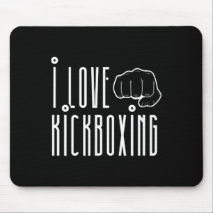 Jag älskar kickboxning Kickbox Kick Boxning Kickbo Musmatta