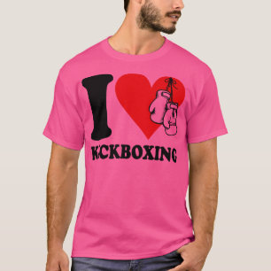 Jag älskar kickboxning t shirt