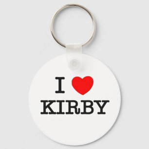 Jag älskar Kirby Nyckelring