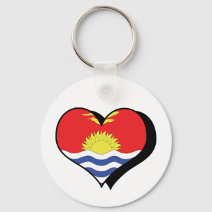 Jag älskar Kiribati-nyckelring Nyckelring