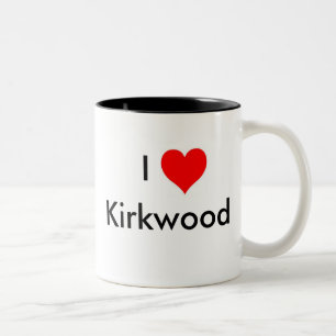 Jag älskar Kirkwood Två-Tonad Mugg