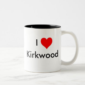 Jag älskar Kirkwood Två-Tonad Mugg