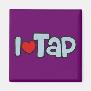 Jag älskar klapp magnet