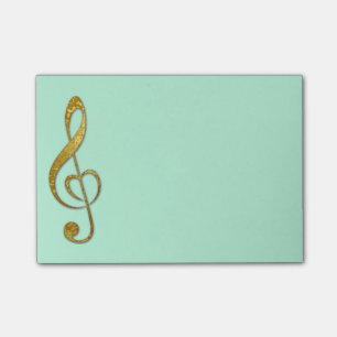 Jag älskar klibbig musik noterar vadderar post-it block