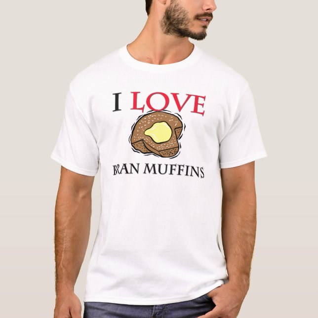 Jag älskar klimuffiner t-shirt (Framsida)