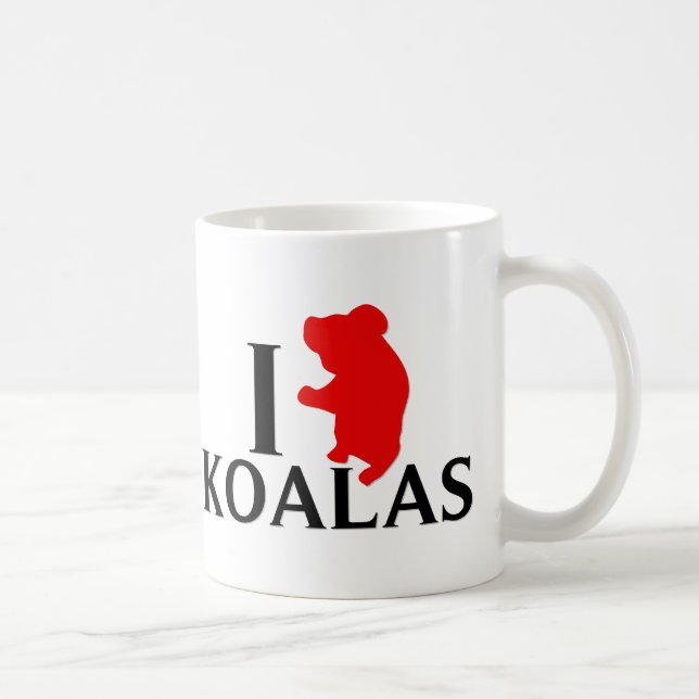 Jag älskar Koalas Kaffemugg (Höger)