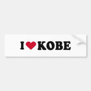JAG ÄLSKAR KOBE BILDEKAL