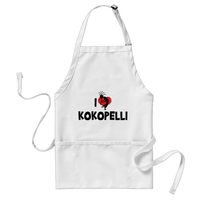 Jag älskar Kokopelli Förkläde (Framsidan)