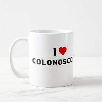 jag älskar koloskopi kaffemugg
