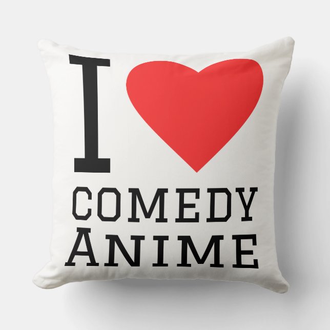 Jag älskar komedi anime kudde (Framsida)