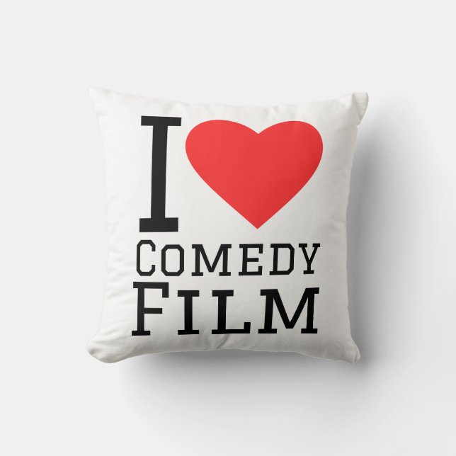 Jag älskar komedifilm kudde (Framsida)