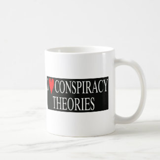 Jag älskar komplottteorier kaffemugg