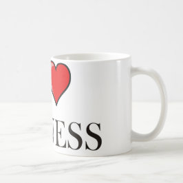 Jag älskar kondition kaffemugg