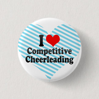 Jag älskar konkurrenskraftig Cheerleading Knapp