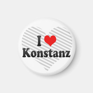 Jag älskar Konstanz, Tyskland Magnet
