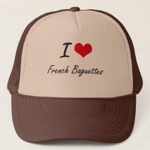 Jag älskar konstnärlig design för franska baget truckerkeps