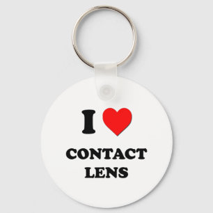 Jag älskar kontakten Lens Nyckelring