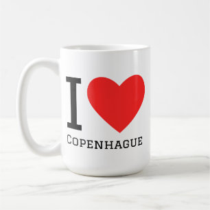 Jag älskar Köpenhamn Kaffemugg