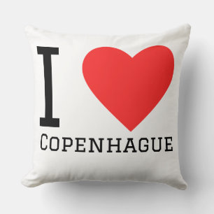 Jag älskar Köpenhamn Kudde