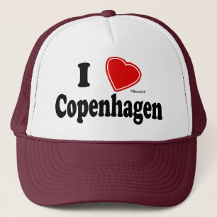 Jag älskar Köpenhamn Truckerkeps