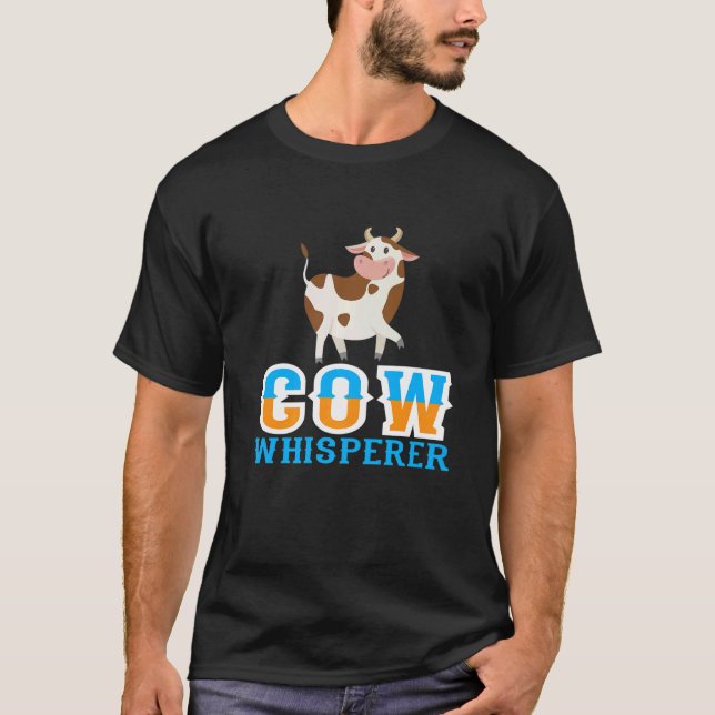 Jag älskar kor ko whisperer t shirt (Framsida)