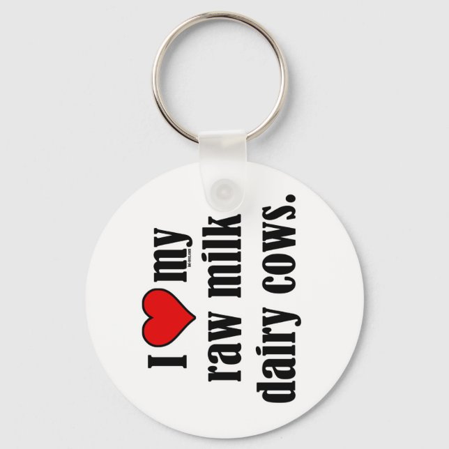 Jag älskar kor nyckelring (Framsida)