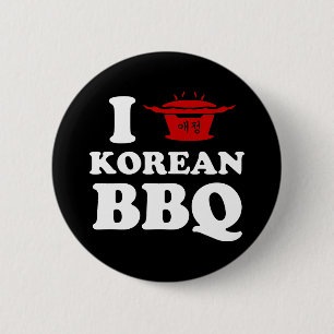 Jag älskar koreansk BBQ (고기구이) Knapp