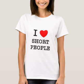 Jag älskar kort folk t shirt