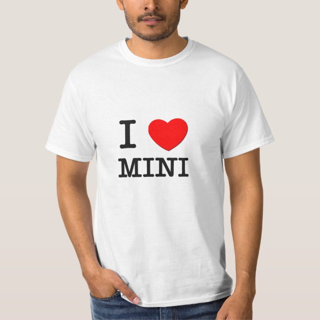 Jag älskar kortkort tee shirt (Framsida)