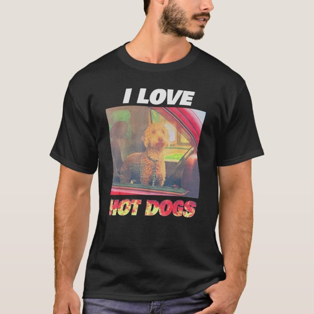 Jag älskar korvar t shirt (Framsida)