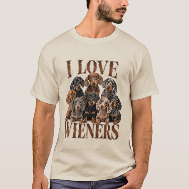 Jag älskar korvar t shirt (Framsida)
